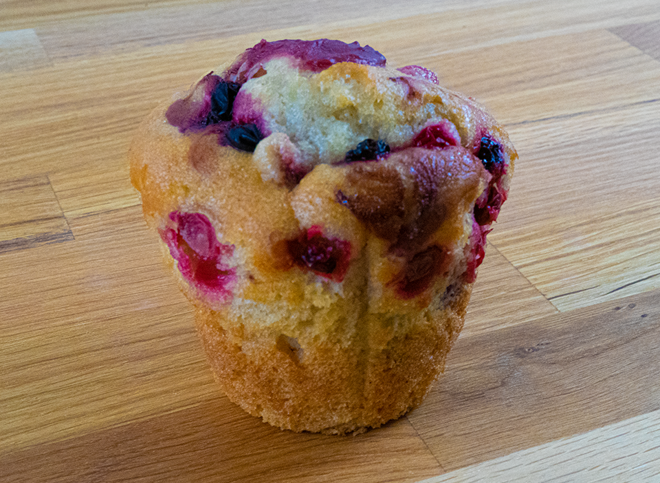 Muffin aux fruits rouges